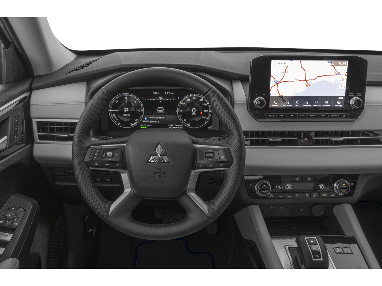 2026 Mitsubishi Outlander PHEV — interior view