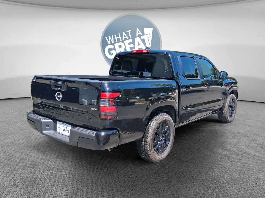 2023 Nissan Frontier — rear three-quarter view