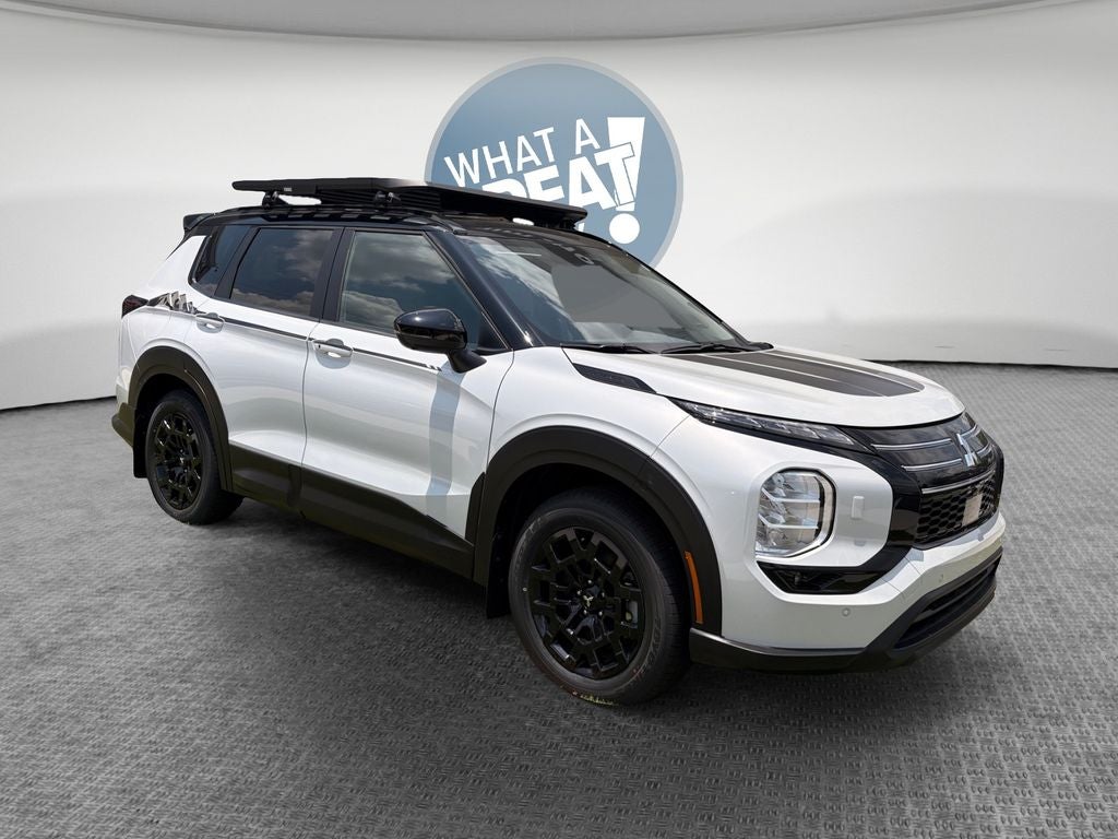 2026 Mitsubishi Outlander Trail Edition in Diamond White — front three-quarter view